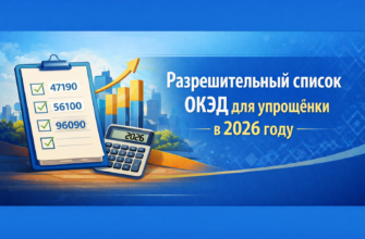 Разрешительный список ОКЭД для упрощёнки в 2026 году